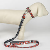 Minnie Mouse Premium Leash for Dogs - Pink and Black - Size M - Carabiner for Collar Included - Made of Polyester - 3D Details - Original Product Designed in Spain
