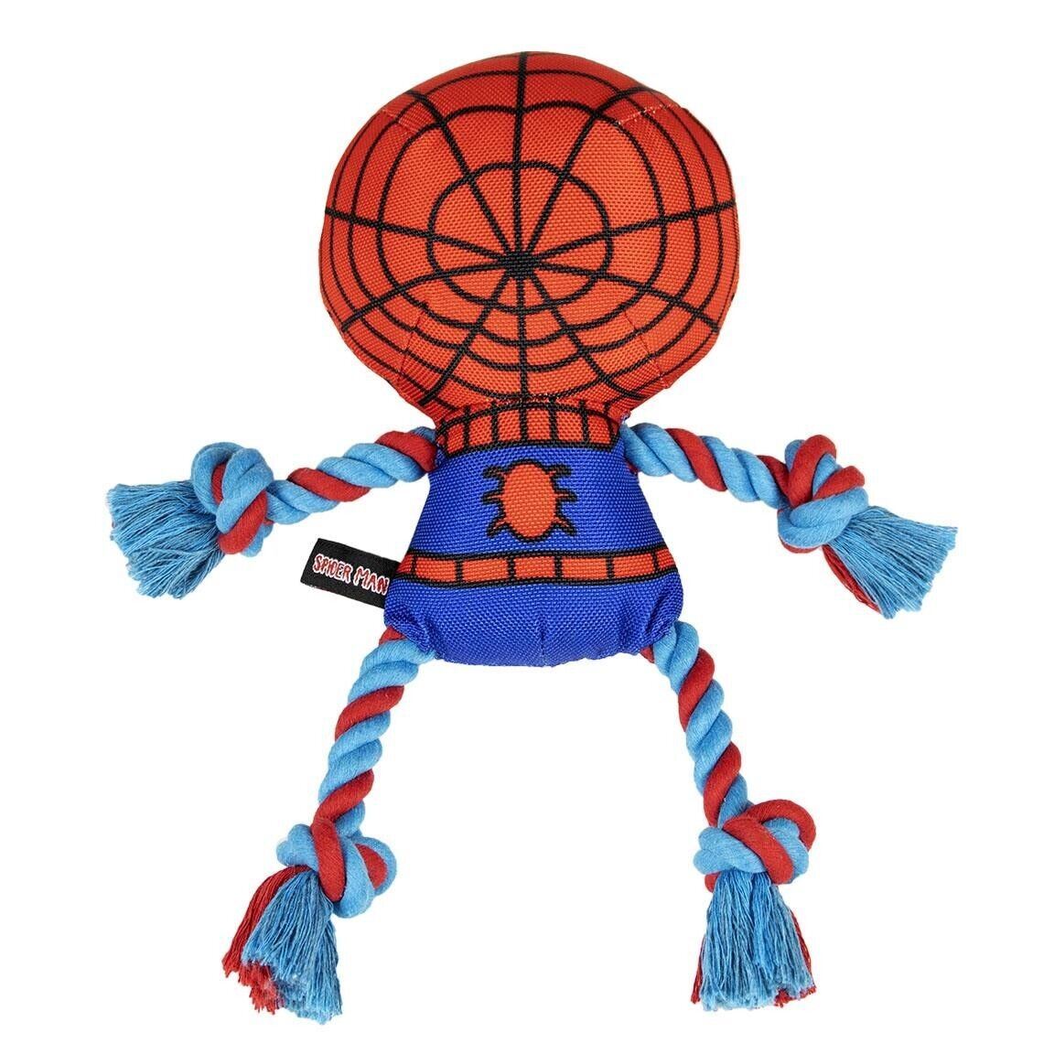 Cerda Spiderman dog rope toy - dog toys indestructible - dog toys for medium dogs and