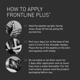 FRONTLINE Plus Flea & Tick Treatment X Large Dog (40+ kg) 1, 3, 6 Pipette Packs