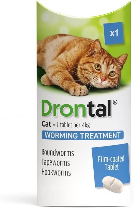 Drontal Wormer tablets for Small and Medium Cats (Under 4kg)