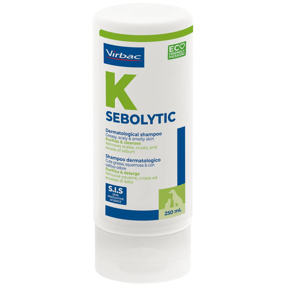 Virbac Sebolytic Shampoo for Dogs & Cats Skin & Coat 250ml