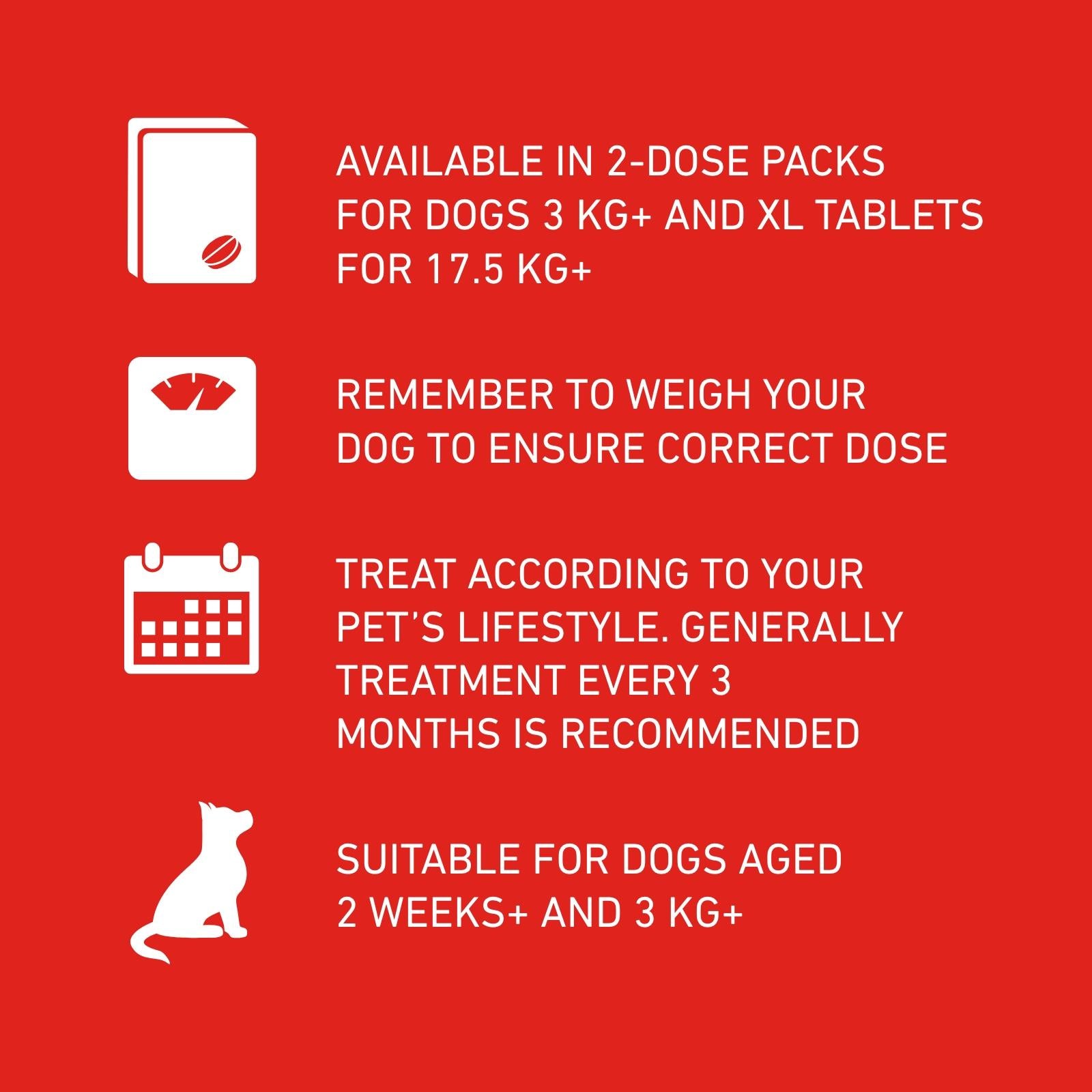 FRONTLINE WORMER - Cat & Dog Worming Treatment Tablets