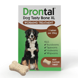 Drontal Tasty Bone XL Wormer Tablets for Large Dogs (Over 20kg)