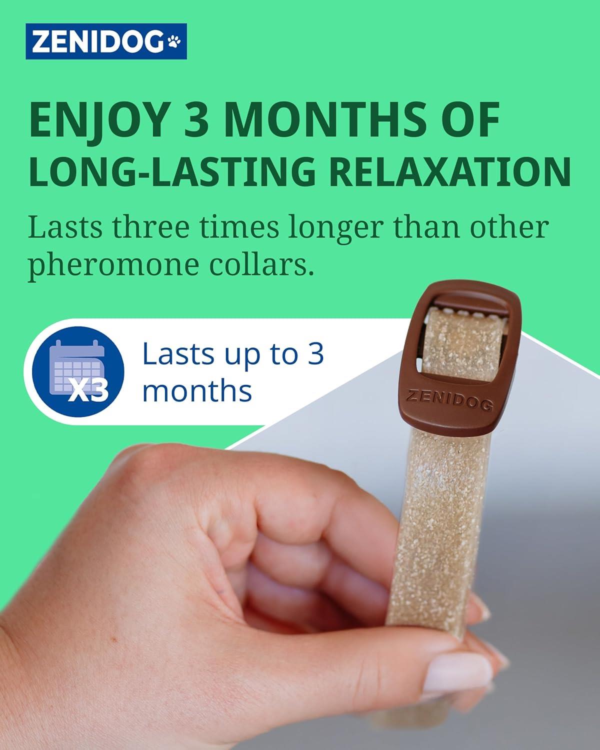 Virbac Zenidog Collar Calming Pheromones Stress Relief for Medium to Large Dogs