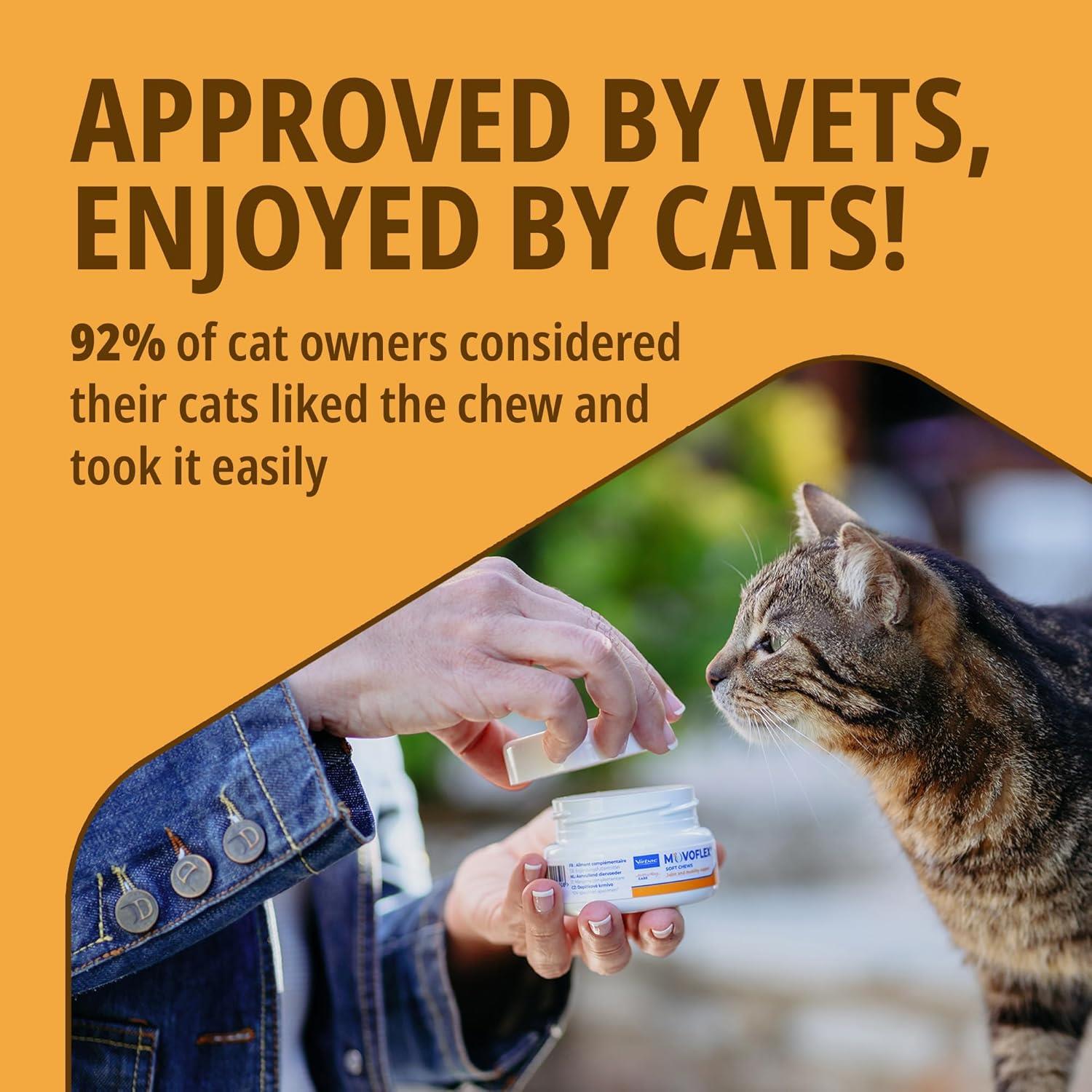 Movoflex Cat Joint & Mobility Support Supplement Highly Palatable Soft Chews x30