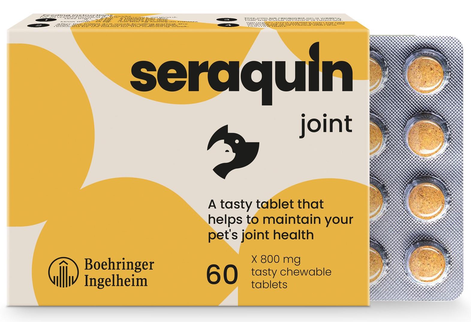 Seraquin Joint Support Supplement & Digest For Cats & Dogs Skin & Coat Pump