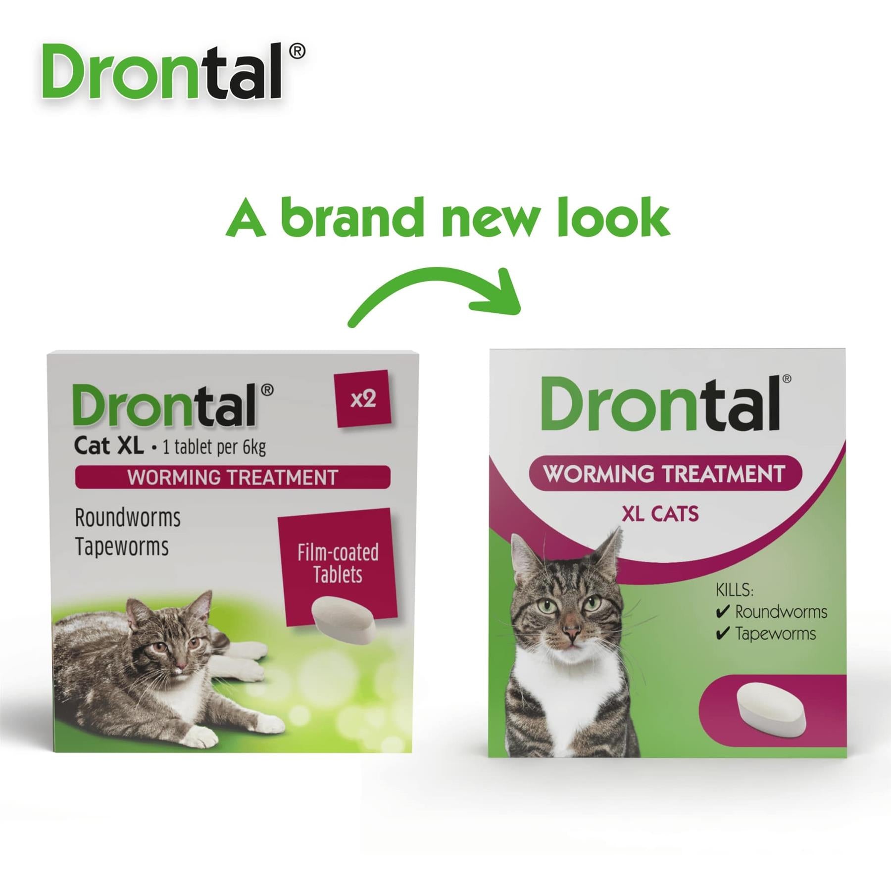 Drontal Wormer XL Tablets for Large Cats (Over 4kg)