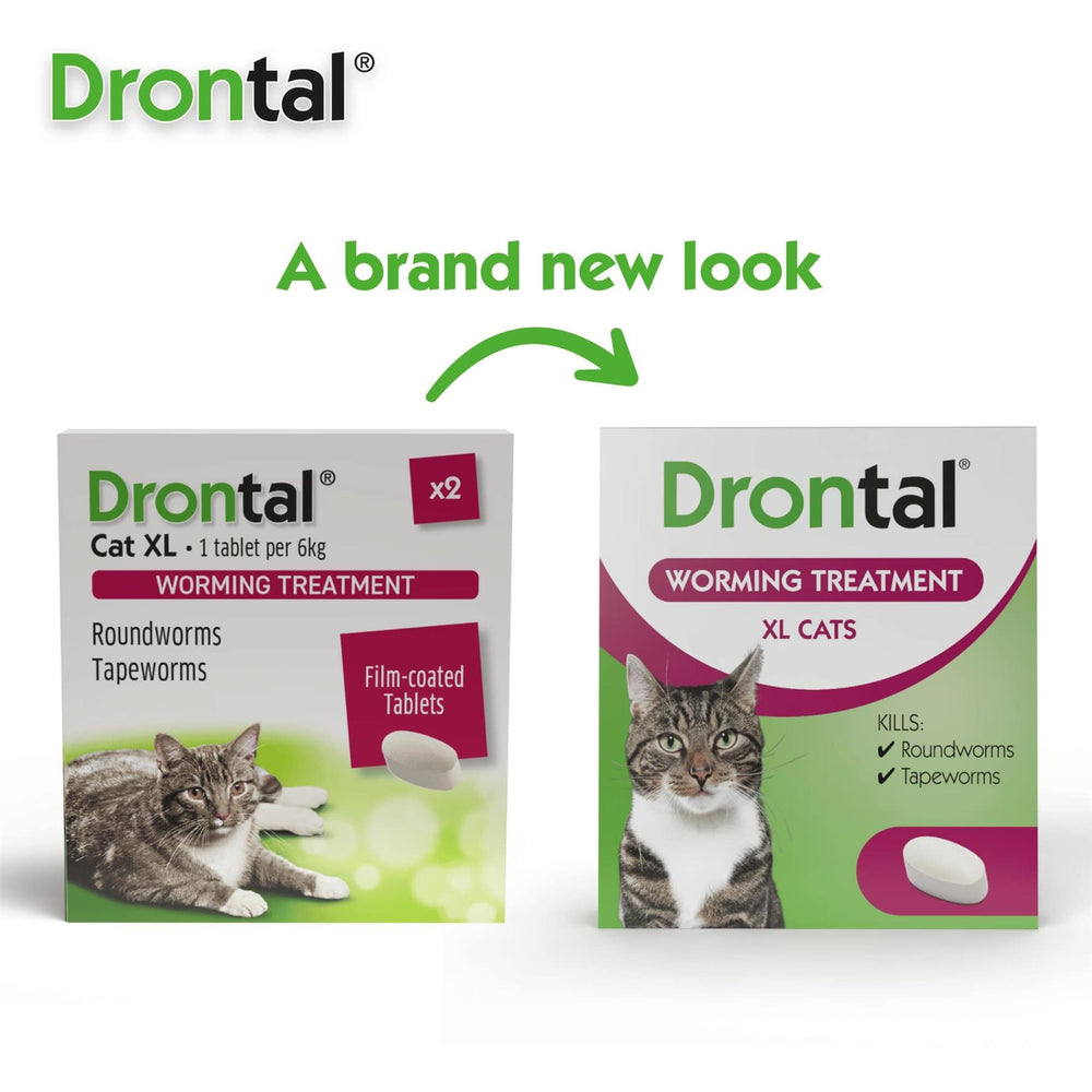 Drontal Wormer XL Tablets for Large Cats (Over 4kg)