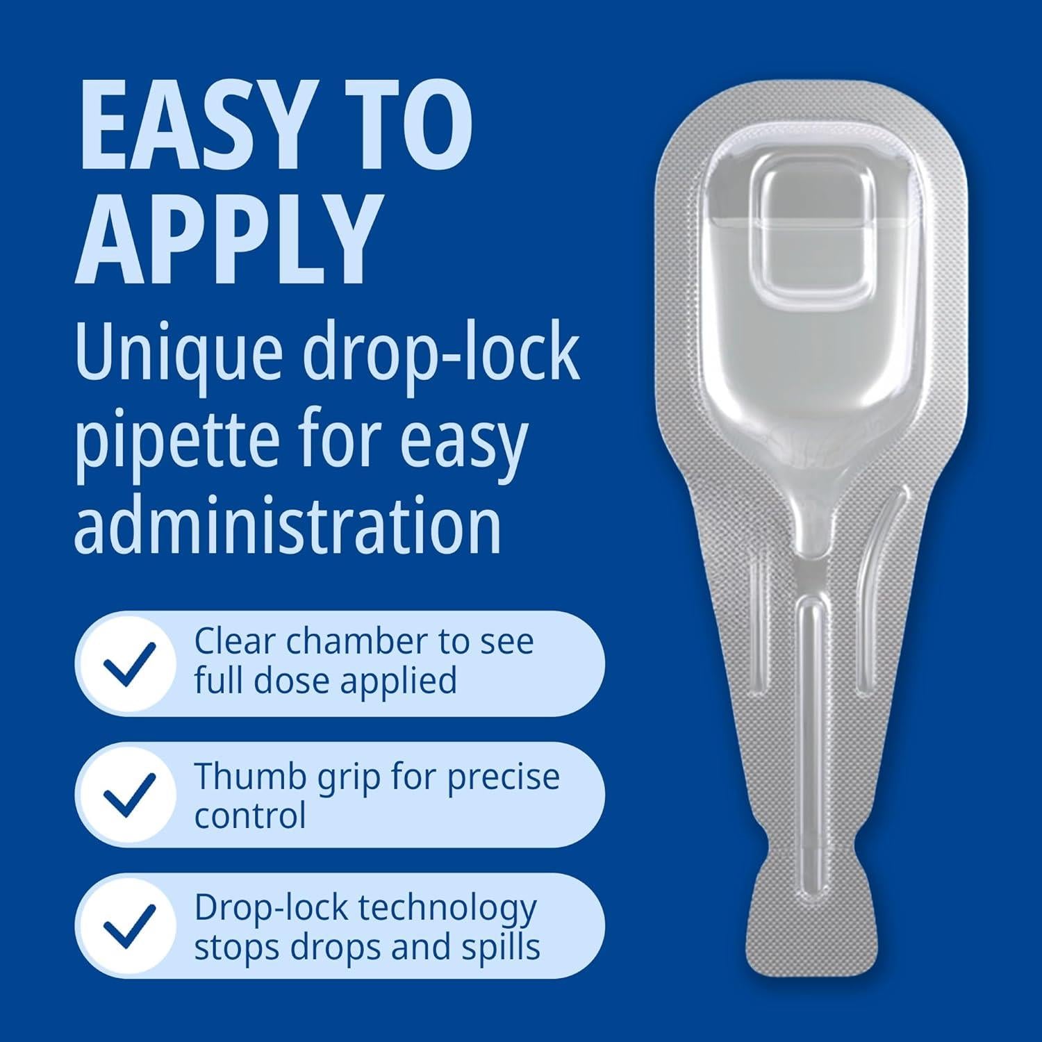 Effipro Spot On Flea Treatment AVM-GSL For Pets Cats & Dogs 4 Pipettes With Fipronil